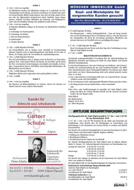 Amtsblatt0512.pdf - Stadt Zülpich