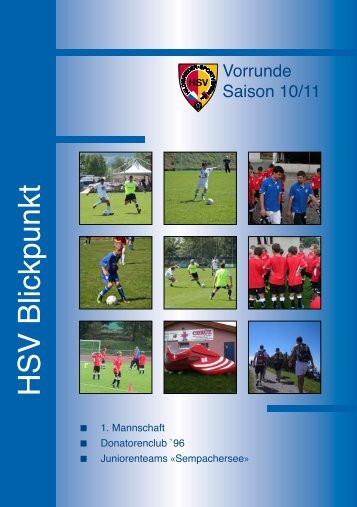 Blickpunkt Ausgabe 27 - Hildisrieder Sportverein