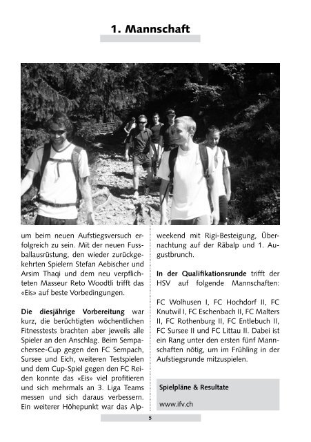 Blickpunkt Ausgabe 27 - Hildisrieder Sportverein