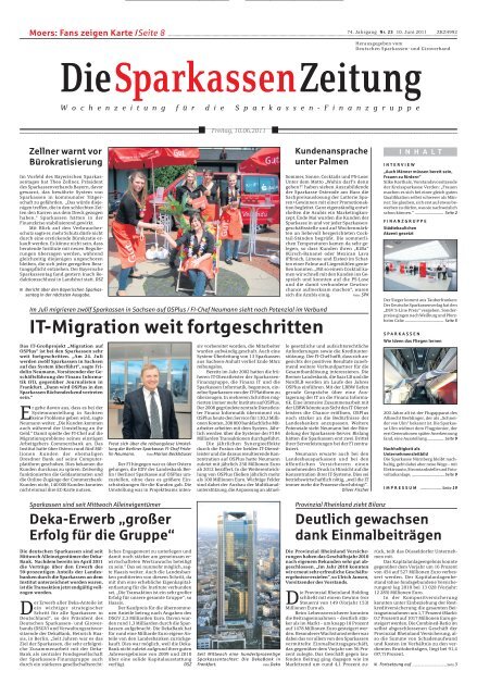 als PDF downloaden - Sparkassenzeitung