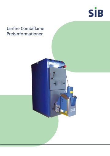 Janfire Combiflame Preisinformationen - SIB Ingenieurbüro