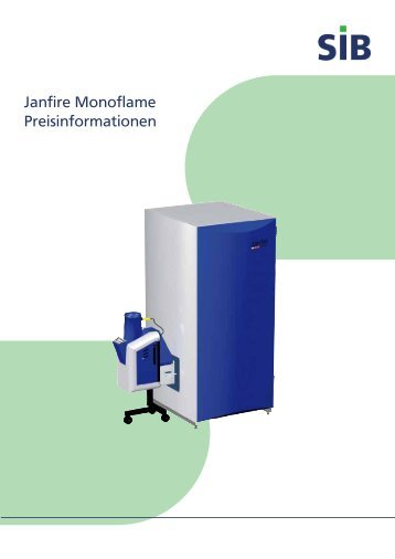 Janfire Monoflame Preisinformationen - SIB Ingenieurbüro