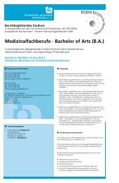 Bachelor of Arts (BA) - Studium-taw.de