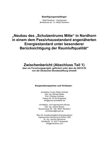 Förderantrag Zwischenbericht , PDF (1,7 MB) - acms