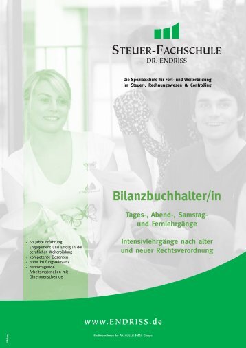 Bilanzbuchhalter/in - Steuer-Fachschule Dr. Endriss