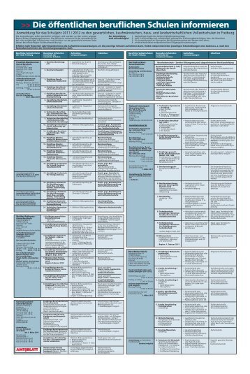 Die öffentlichen beruflichen Schulen informieren - co2libri