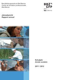 Jahresbericht Rapport annuel Schuljahr Année scolaire 2011 / 2012