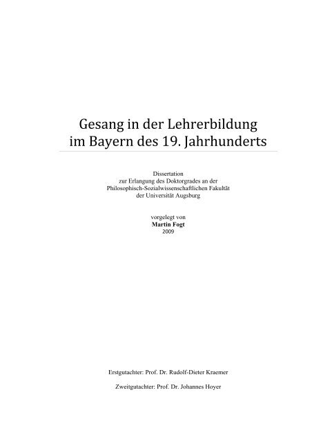 Dokument_1.pdf (30361 KB) - OPUS Augsburg - Universität Augsburg