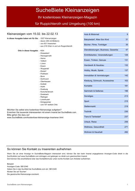 den Kleinanzeiger ohne Bilder herunterzuladen - Kostenlose