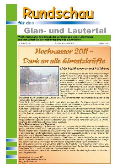 Amtsblatt KW 3 - Verbandsgemeinde Lauterecken