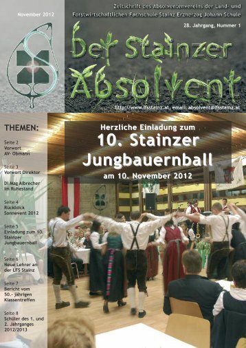 10. Stainzer Jungbauernball - LFS Stainz