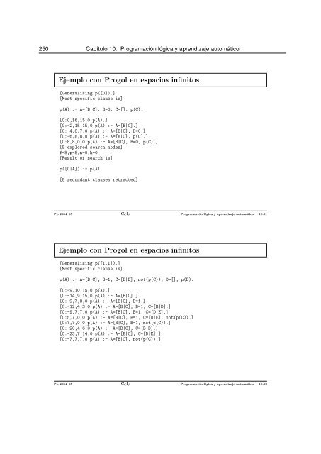 Temas de “Programación lógica e I.A.”