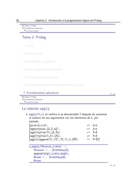 Temas de “Programación lógica e I.A.”