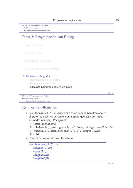 Temas de “Programación lógica e I.A.”