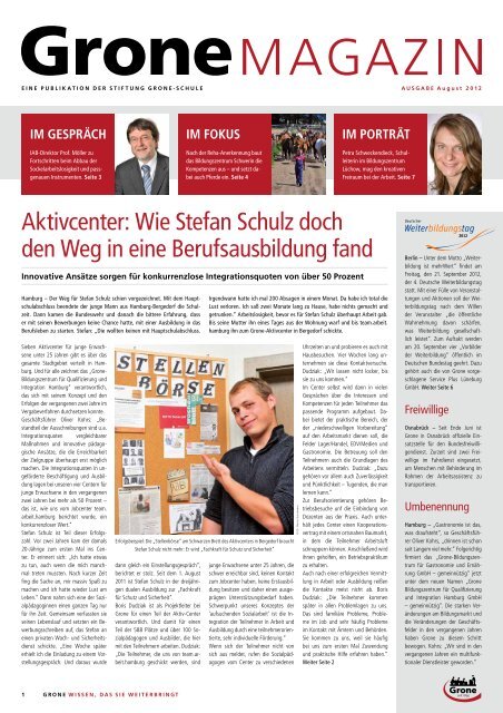 VOR ORT - Stiftung Grone-Schule