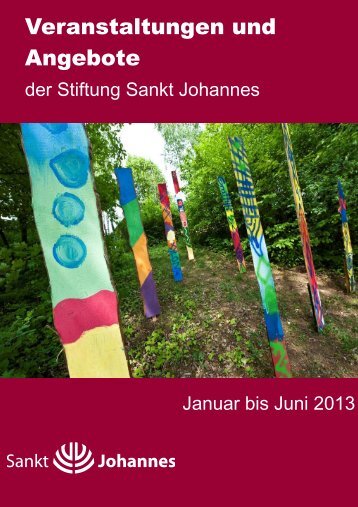 Veranstaltungen und Angebote - Stiftung Sankt Johannes