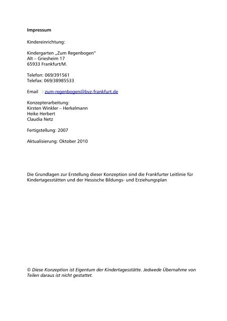 069/38985533 Email: zum-regenbogen@bvz-frankfurt.de