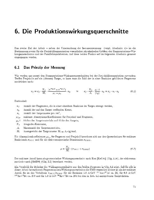 Institut f ur Kernphysik Technische Hochschule ... - GSI WWW-WIN