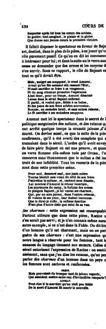 la harpe. cours de littérature - Notes du mont Royal