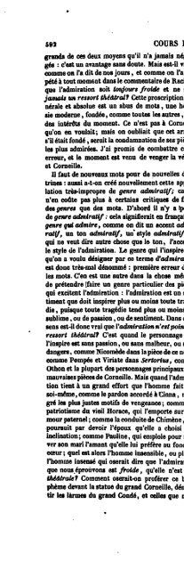 la harpe. cours de littérature - Notes du mont Royal