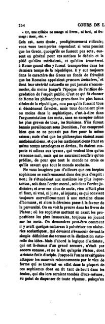 la harpe. cours de littérature - Notes du mont Royal