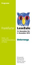 Frankfurter LeseEule - Kinderkultur Frankfurt