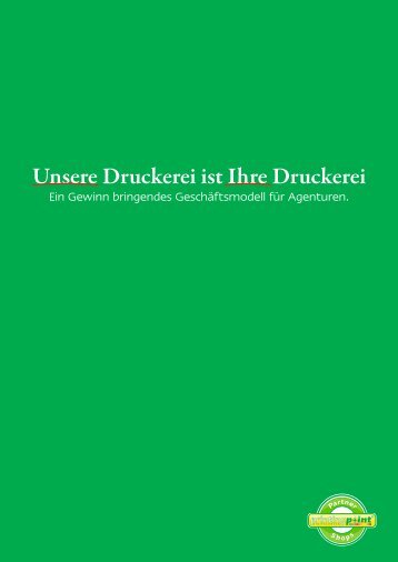 Unsere Druckerei ist Ihre Druckerei - Printingpoint