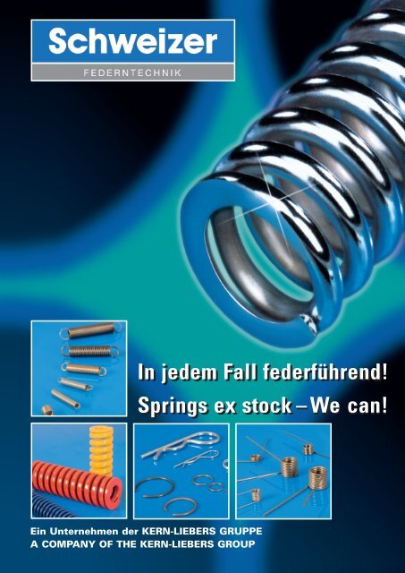 Katalog - Technische Federn von Schweizer Federntechnik