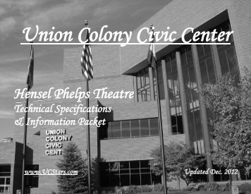 Hensel Phelps Technical Package - Union Colony Civic Center