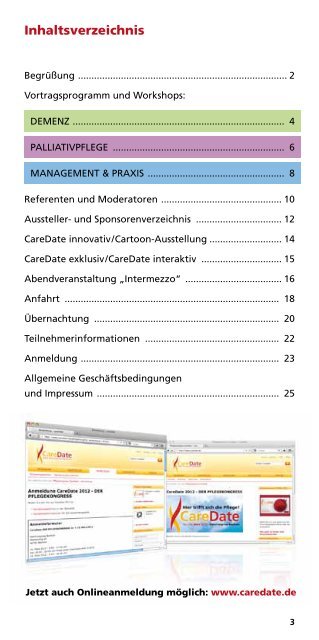 Kongressprogramm.