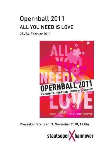 Opernball 2011 - Niedersächsische Staatstheater Hannover