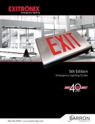 Exitronix - 2013 5th Edition - Barron Lighting Group