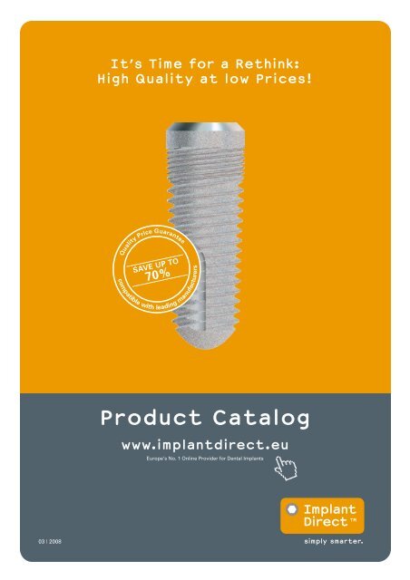 Product Catalog - Implant Direct