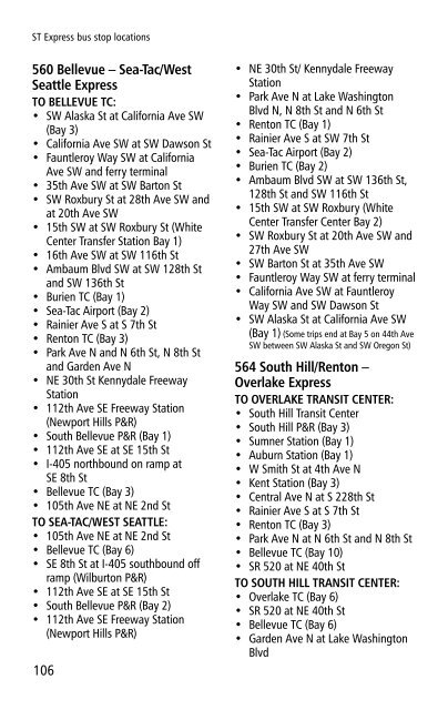 Transit Guide - Sound Transit