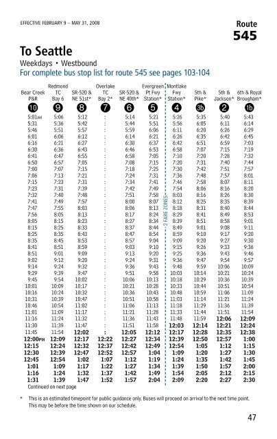 Transit Guide - Sound Transit