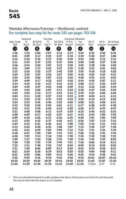 Transit Guide - Sound Transit