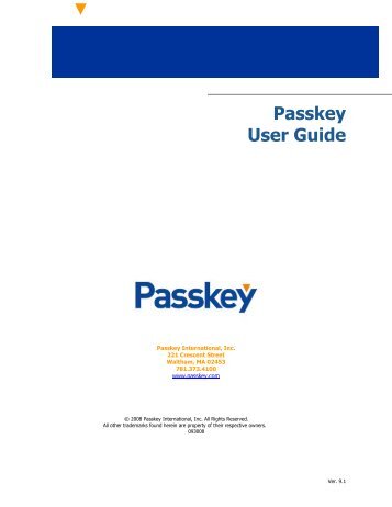 Complete Passkey User Guide