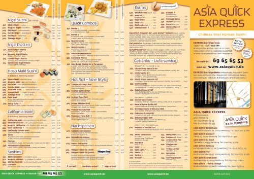 asia quick karte Express Asia Quick asia quick karte