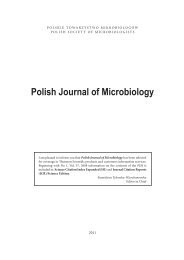 No 3 - Polish Journal of Microbiology