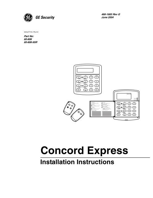 GE ITI Concord Express - MyAlarm.com