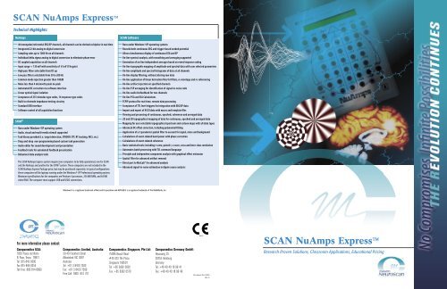 Scan NuAmps Express 1-24-06.indd - NeuroScan