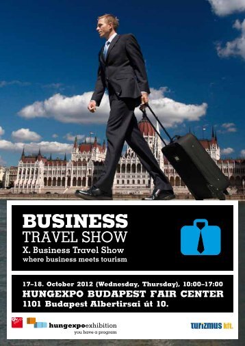 HUNGEXPO BUDAPEST FAIR CENTER X. Business Travel Show