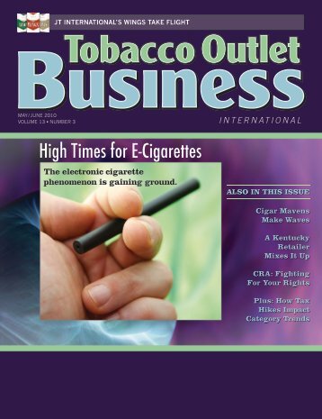 High Times for E-Cigarettes - Tobacco Business Outlet Online
