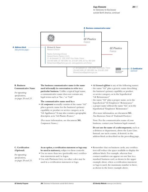 GE - Billy Blue Communication Design