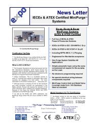 News letter new iecex and atex - Expo Technologies
