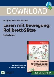 Lesen mit Bewegung: Rollbrett-Sätze - Netzwerk Lernen