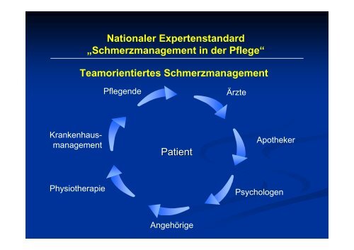 Nationaler Expertenstandard „Schmerzmanagement in der Pflege“