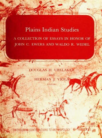 Plains Indian Studies - Smithsonian Institution Libraries