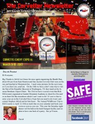 February Corvetter - Sam Houston Corvette Club