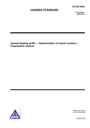 Determination of starch content — Polarimetric method